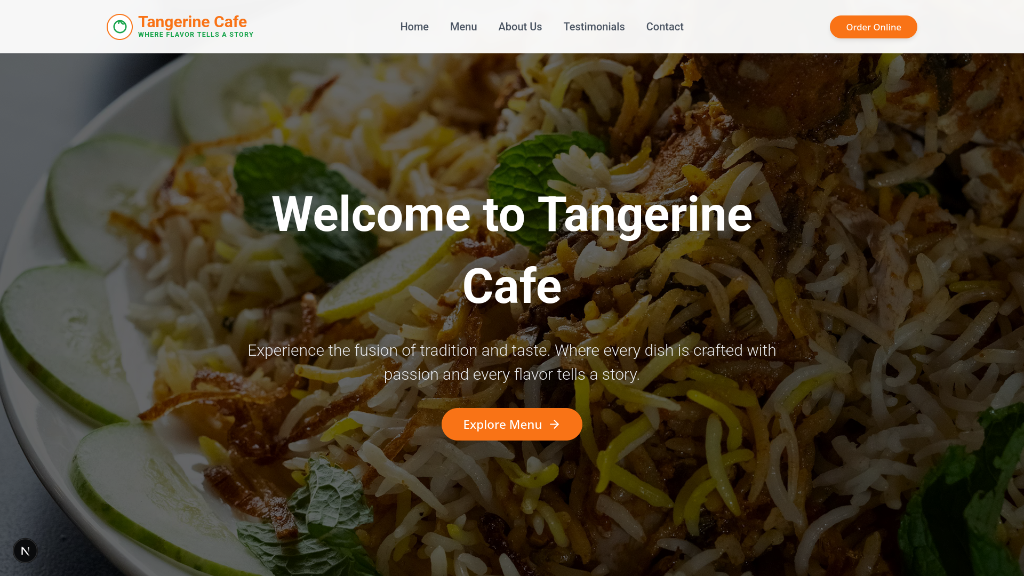 Tangerine Cafe - F&B / Cafe